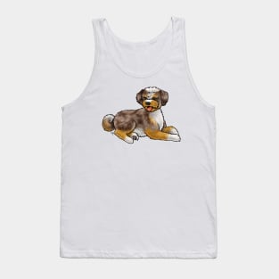 Dog - Aussiedoodle - Red Merle Tank Top